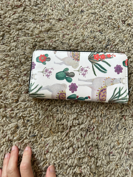 Women's Llama Wallet