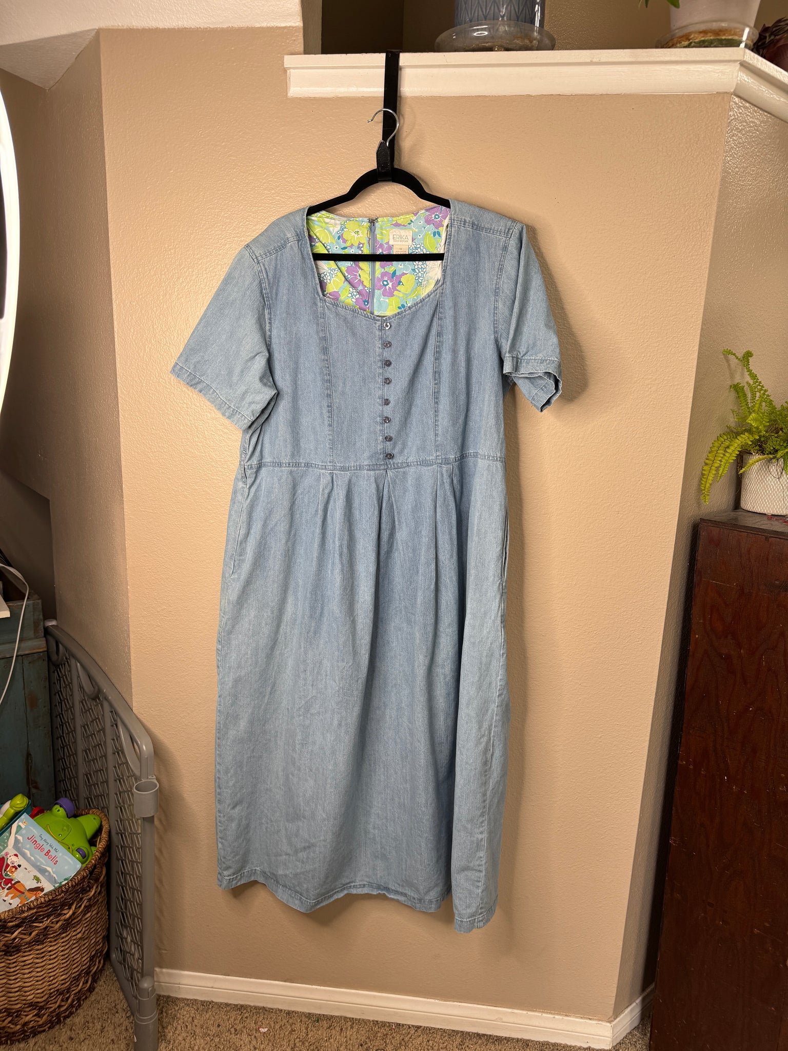 Erika Women's Denim Dress Size 1X