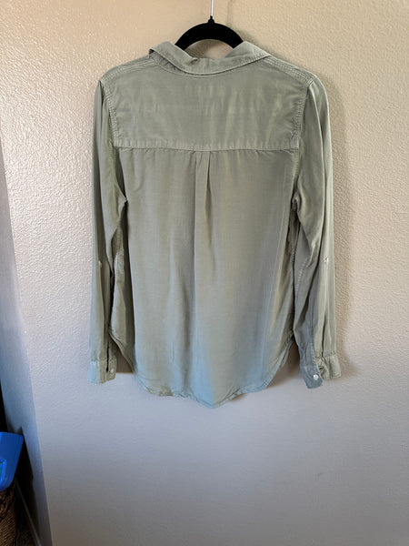 Thread & Supply Light Green Long Sleeve Blouse