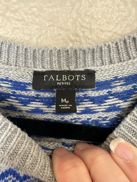 Talbots Women's Gray Sweater Size MP