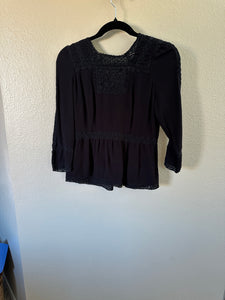 Point Sur Black Blouse