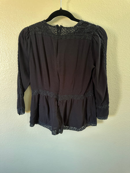 Point Sur Black Blouse