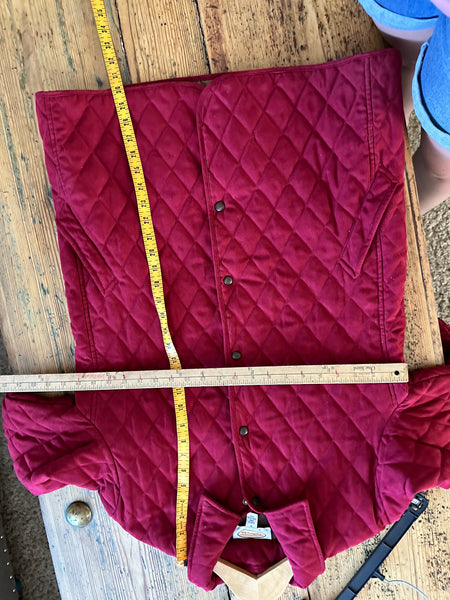 Talbots Red Quilted Jacket