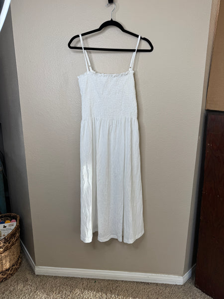 H&M Women's White Dress Size M