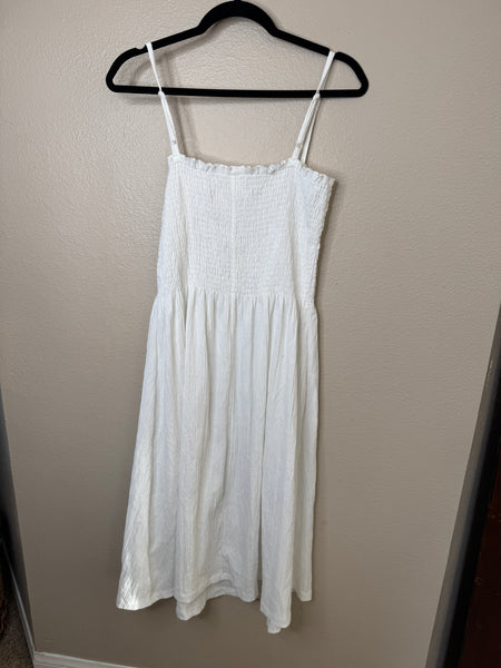 H&M Women's White Dress Size M