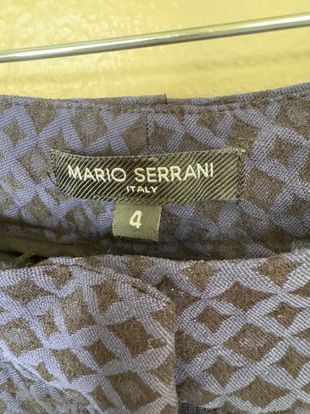 Mario Serrani Women's Blue Pants Size 4