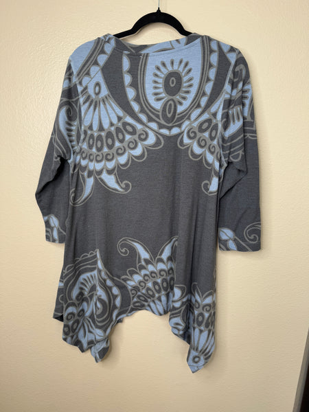 Philosophy Women's Blue Blouse Size 2X