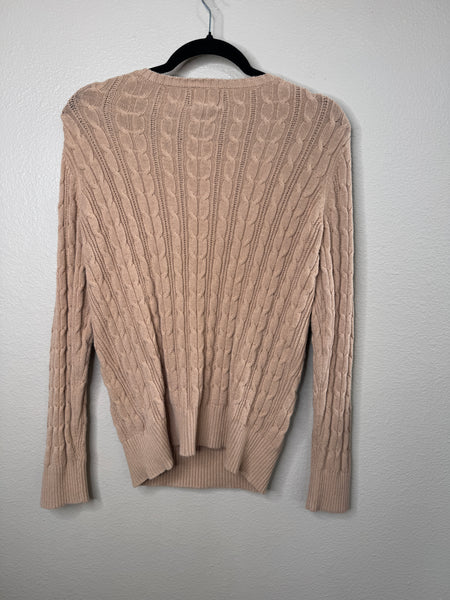 St John's Bay Women's Tan Sweater Size L