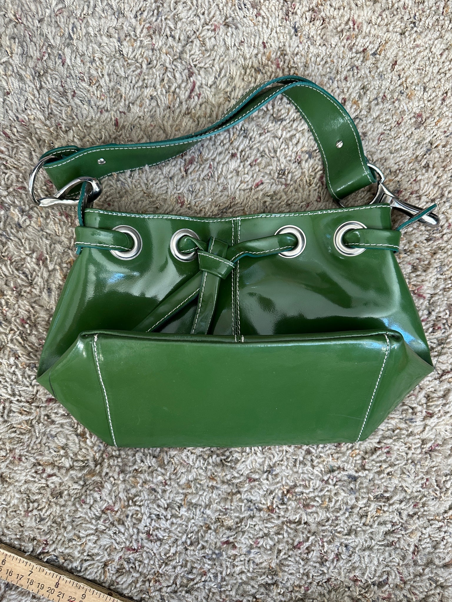 Vera Pelle Women's Green Purse