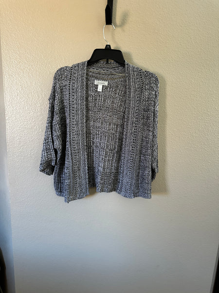 Dressbarn Gray Cardigan Sweater