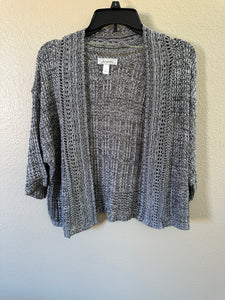 Dressbarn Gray Cardigan Sweater