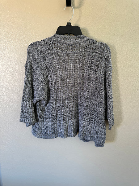 Dressbarn Gray Cardigan Sweater