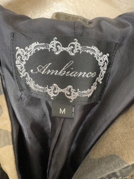 Ambiance Women's Camo Jacket Size M