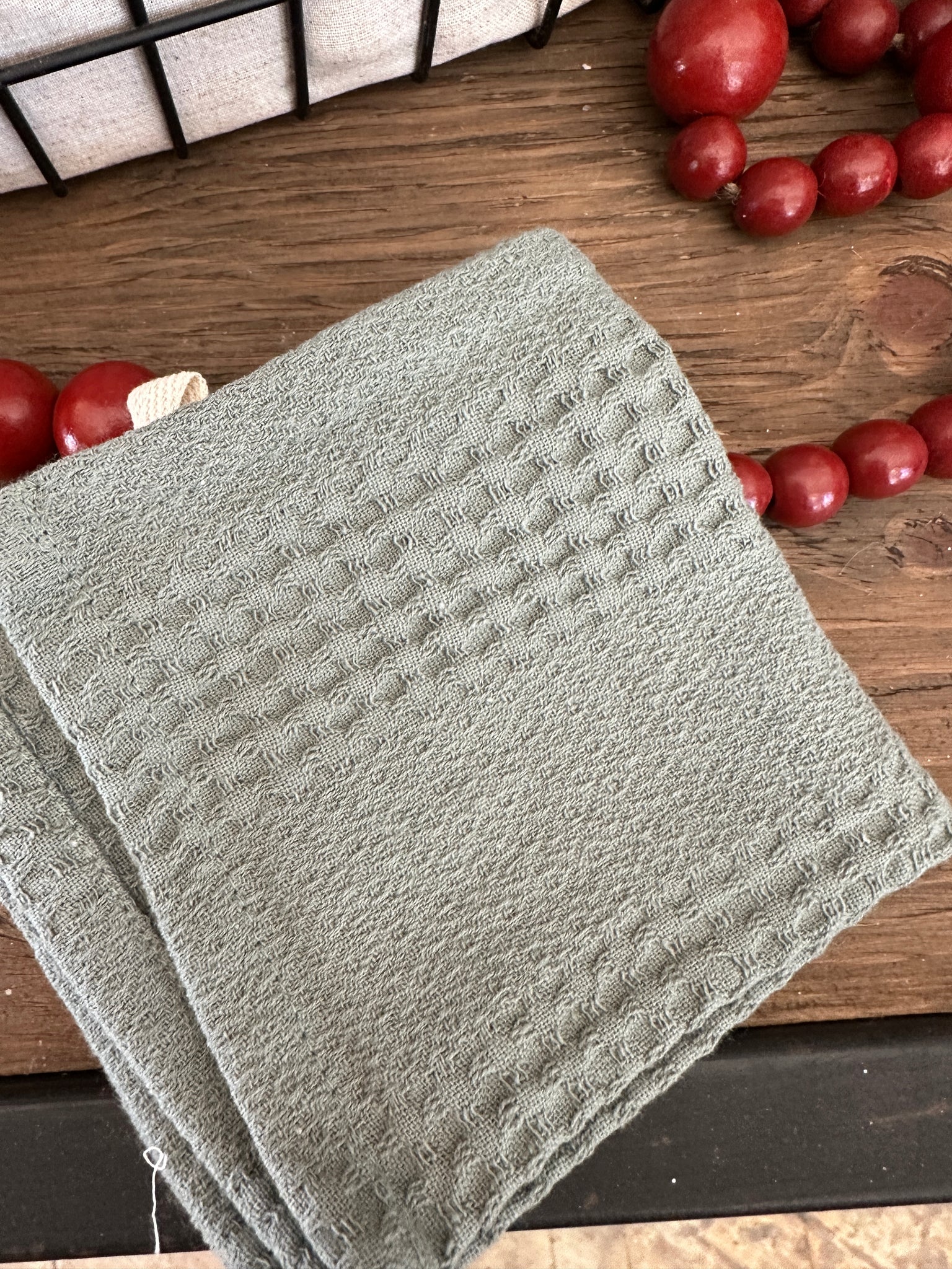Cotton Waffle Weave Dish Cloths