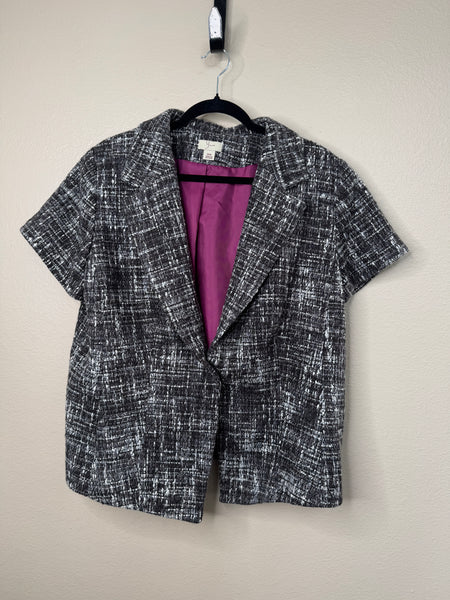 Yvos Women's Black Blazer Size 16W