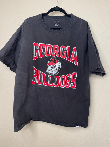 Champions Men's Black Georgia Bulldogs Shirt Size XL