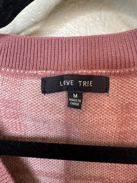 Love Tree Women's Pink Sweater Size M