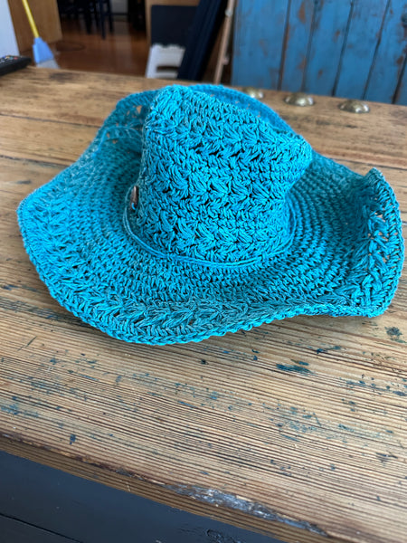 Panama Jack Blue Sun Hat