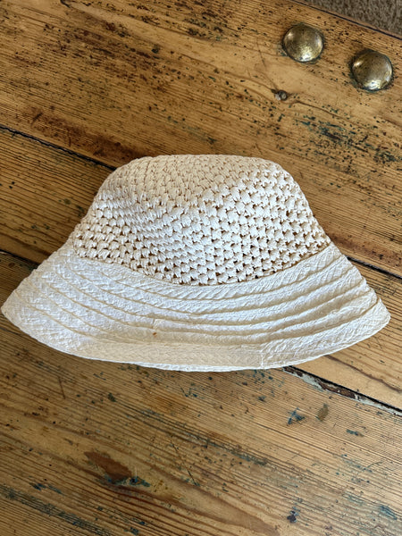 Straw Bucket Hat