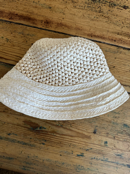 Straw Bucket Hat