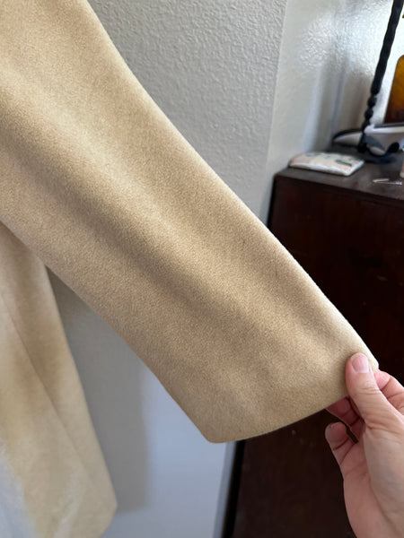 Vintage Bullocks Wilshire Fleurette Cashmere Coat