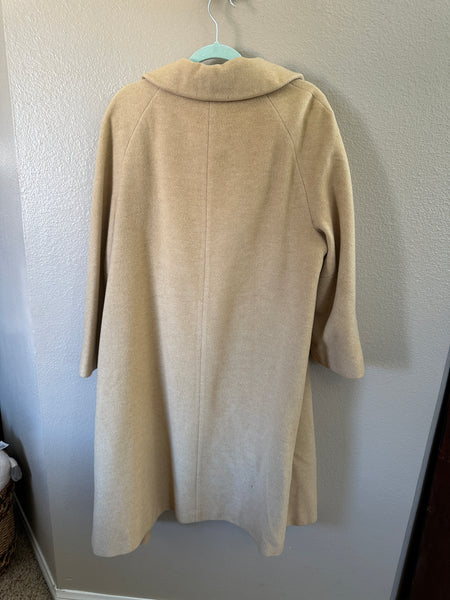 Vintage Bullocks Wilshire Fleurette Cashmere Coat