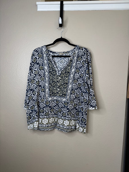 Lucky Brand Women's Blue Blouse