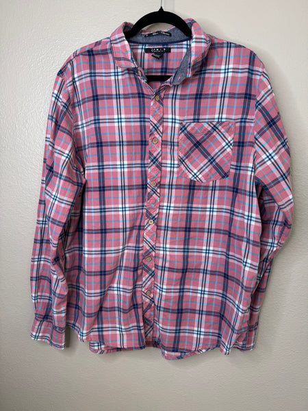 21 Men Men's Pink Shirt Size XL