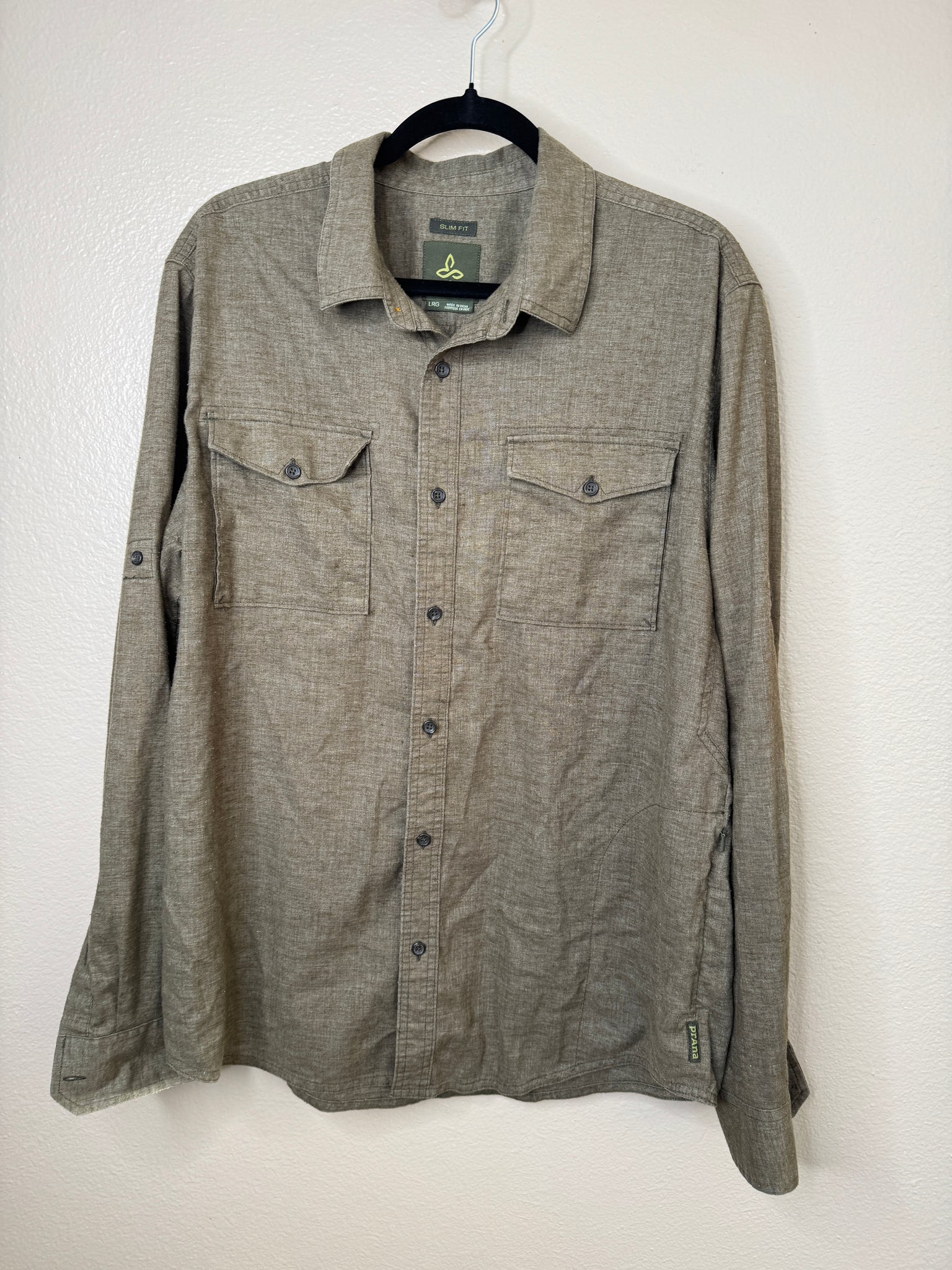 Prana Men's Green Shirt