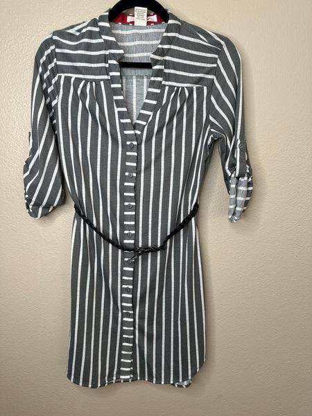 Passport Women's Gray Dress Size M