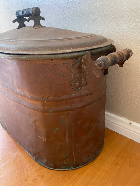 Vintage Rochester Copper Boiler Tub