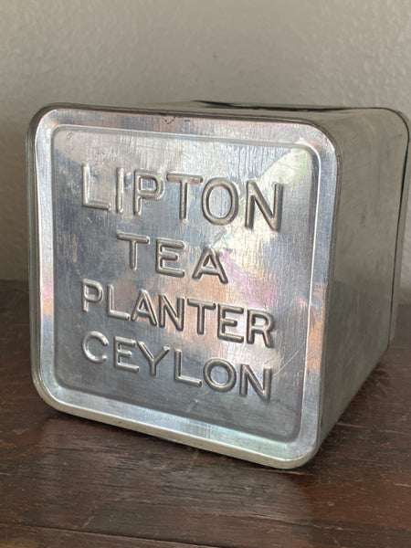 Antique Lipton Tea Advertising Tin