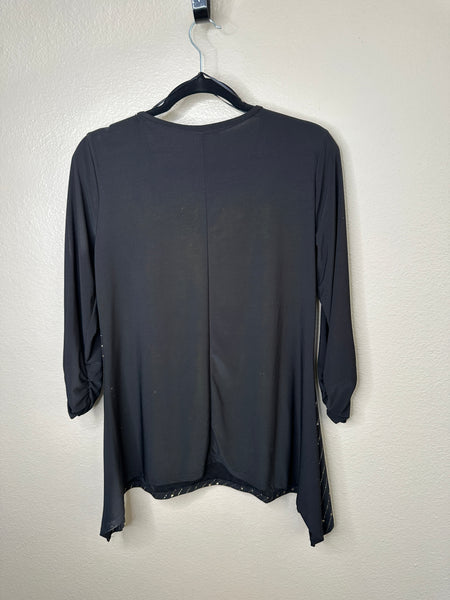 Notations Women's Black Blouse Size S