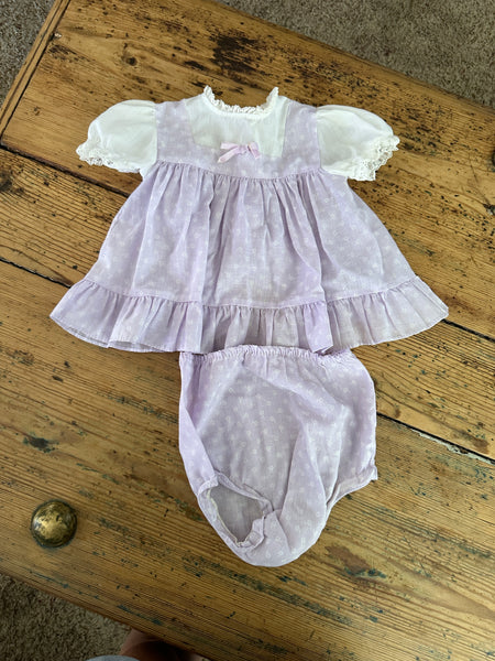 Vintage Purple Infant Dress