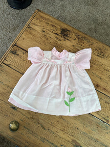 Vintage Baby Joys Creation Pink Infant Dress