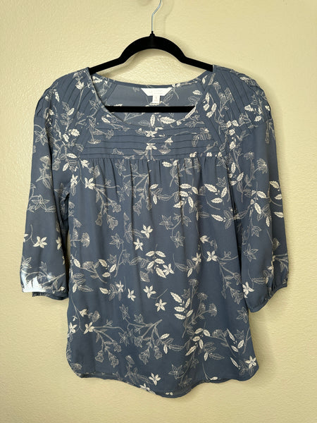 Lauren Conrad Women's Gray Blouse Size S