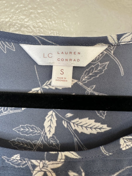 Lauren Conrad Women's Gray Blouse Size S