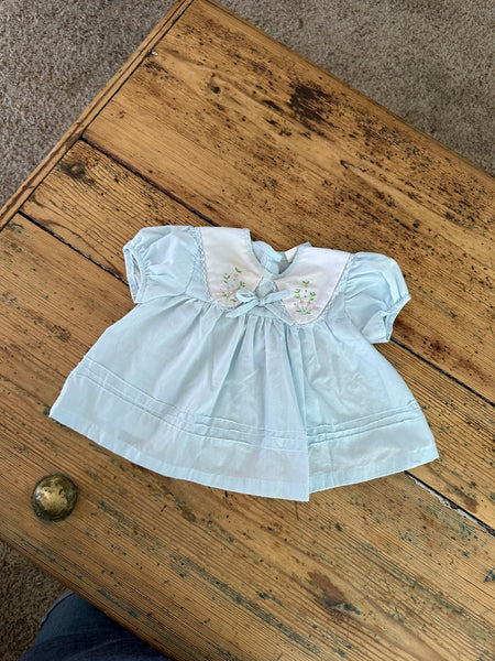 Vintage Blue Infant Dress