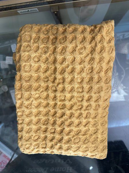 Oversized Stonewashed Cotton Waffle Weave Tea Towel*