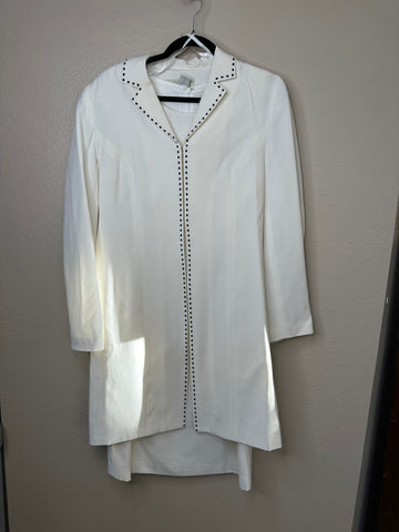 Vintage Norton McNaughton Women's White Jacket & Dress Set