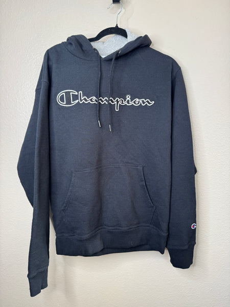 Champion Men's Black Hoodie Size M