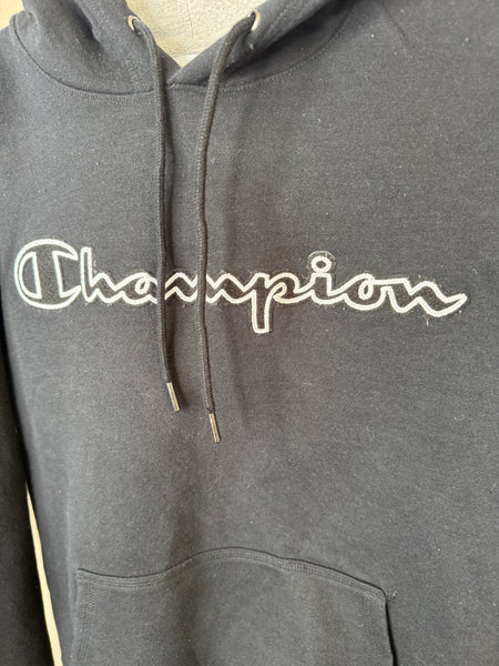 Champion Men's Black Hoodie Size M