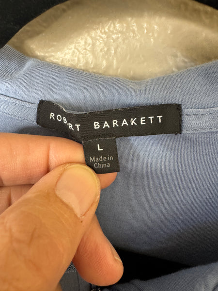 Robert Barakett Men's Blue Polo Size L