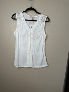 NWT-Carolyn Taylor Women's White Blouse