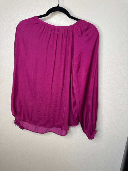 Jennifer Lopez Women's Pink Blouse Size X-Small