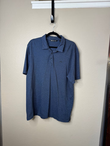 Travis Matthew Men's Blue Polo