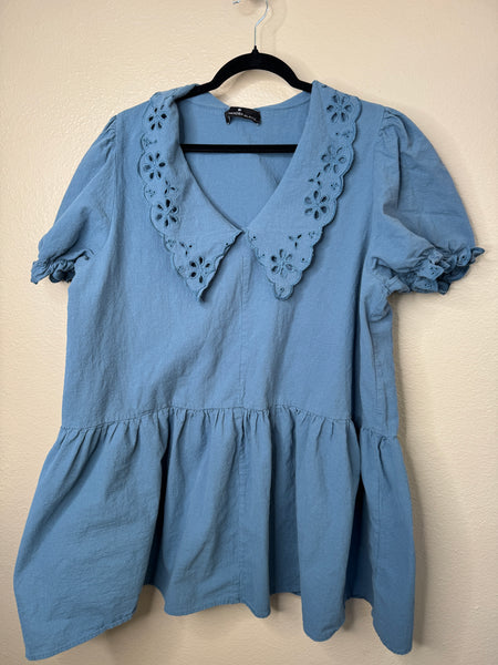 Pomander Place Women's Blue Dress Size XXL