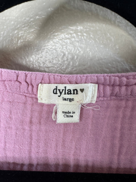 Dylan Women's Pink Blouse Size L