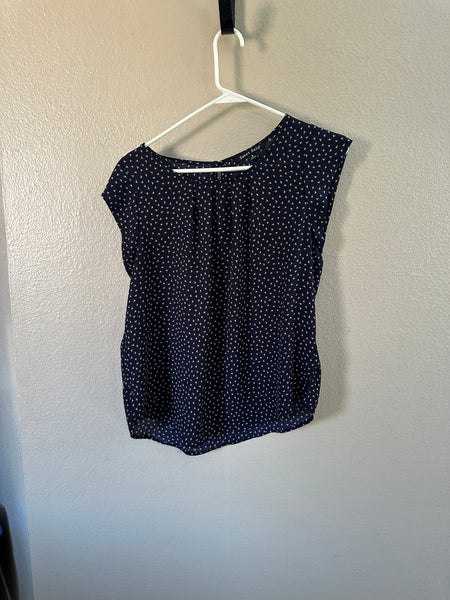 Sweet Rain Navy Blue Blouse