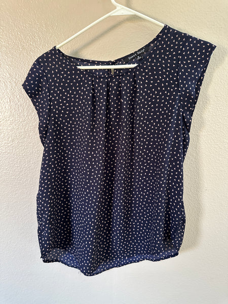 Sweet Rain Navy Blue Blouse